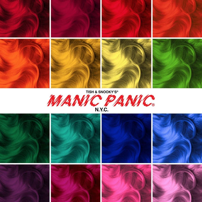 MANIC PANIC Vampire Red Amplified Semi-Permanent Hair Dye - Deep Blood Red Shade Can Give Burgundy Tones to Unbleached Hair - Works on Dark & Light Shades - Vegan, PPD & Ammonia Free (4oz) - Image 5